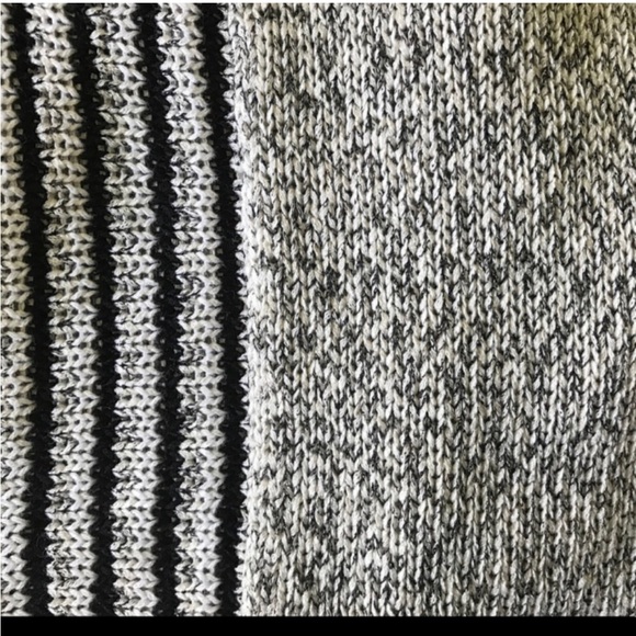 Anthropologie Sanctuary M Grey, Black, White Knit Sleeveless Sweater Tank - Picture 4 of 10